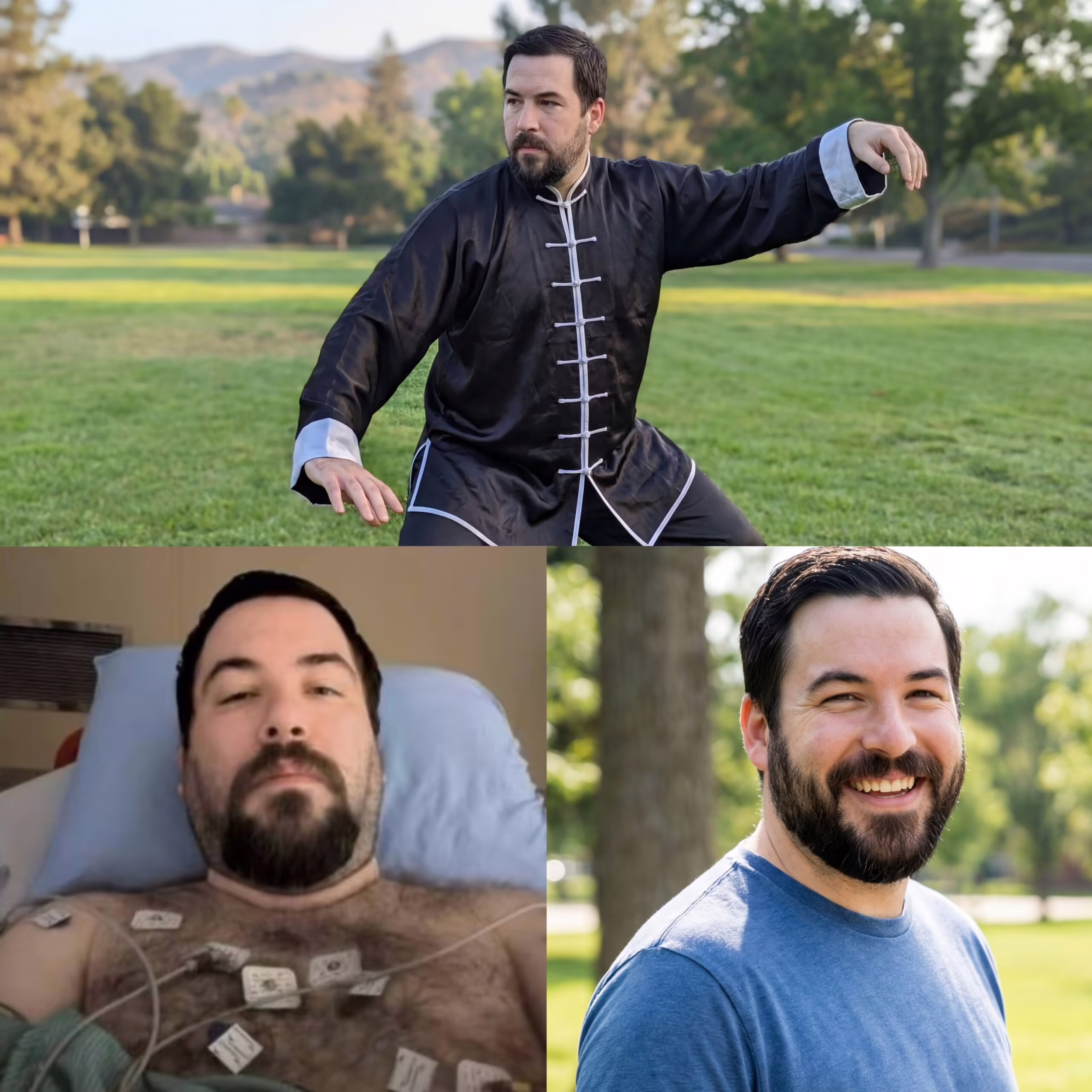 Client practicing Tai Chi